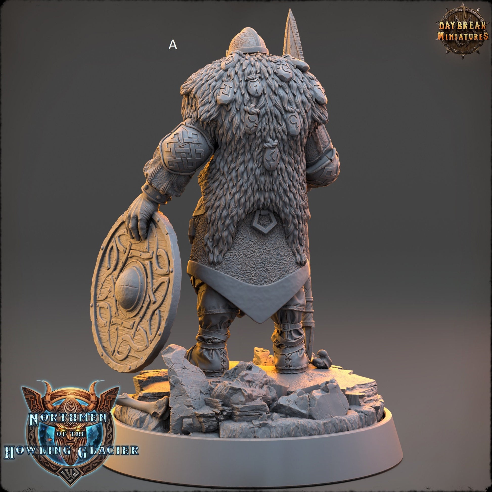 Northern Warriors Miniatures | DayBreak Miniatures | One hand weapon and Shield | Compatible with D&D/AOS | Fantasy | Tabletop RPG