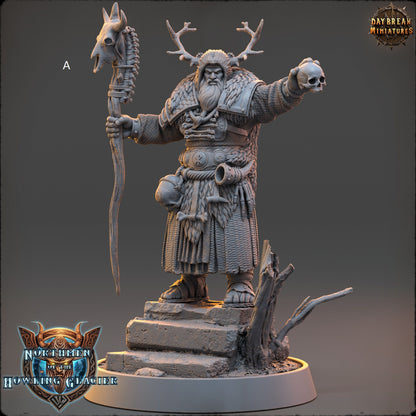 Northern Warriors Miniatures | DayBreak Miniatures | Shaman/Bard/Blacksmith | Compatible with D&D/AOS | Fantasy
