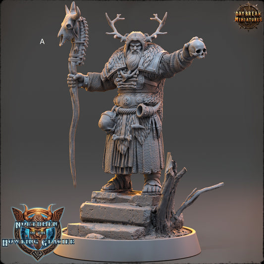Northern Warriors Miniatures | DayBreak Miniatures | Shaman/Bard/Blacksmith | Compatible with D&D/AOS | Fantasy