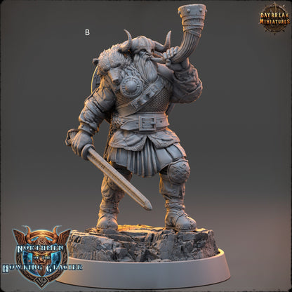 Northern Warriors Miniatures | DayBreak Miniatures | Shaman/Bard/Blacksmith | Compatible with D&D/AOS | Fantasy