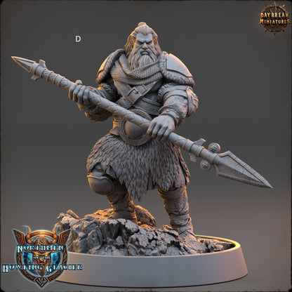 Northern Warriors Miniatures | DayBreak Miniatures | Twohanded Weapons | Compatible with D&D/AOS | Fantasy | Tabletop RPG