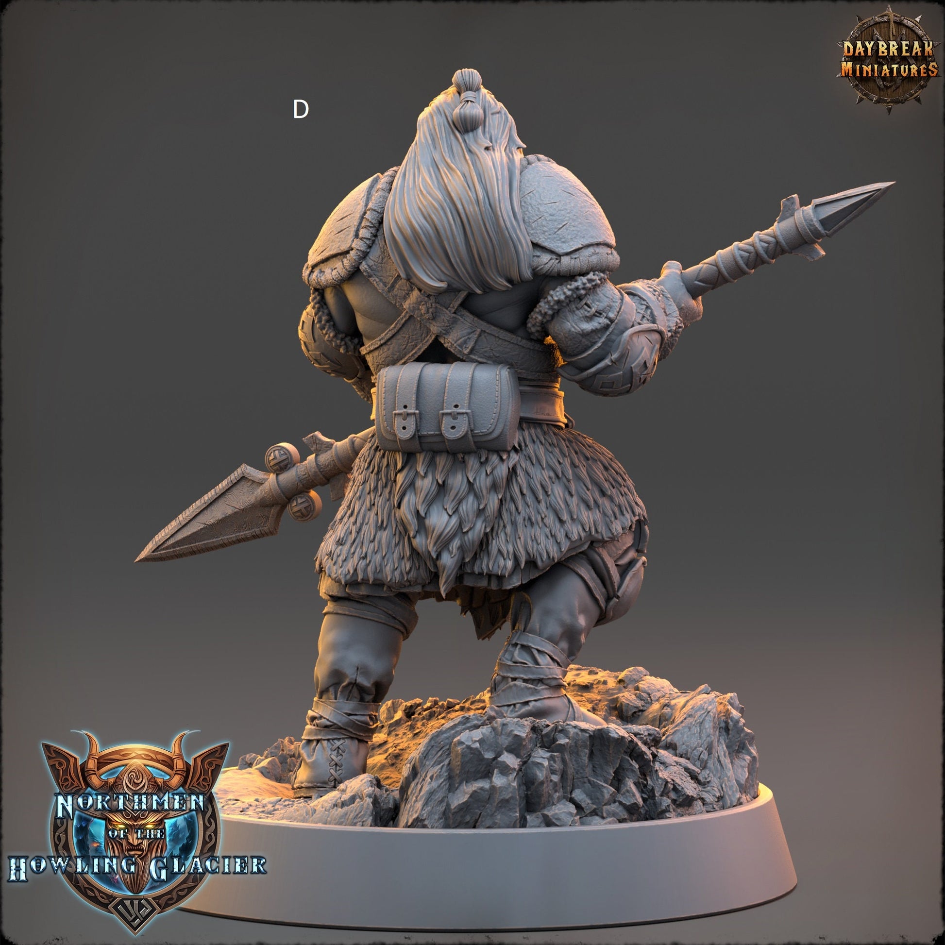 Northern Warriors Miniatures | DayBreak Miniatures | Twohanded Weapons | Compatible with D&D/AOS | Fantasy | Tabletop RPG