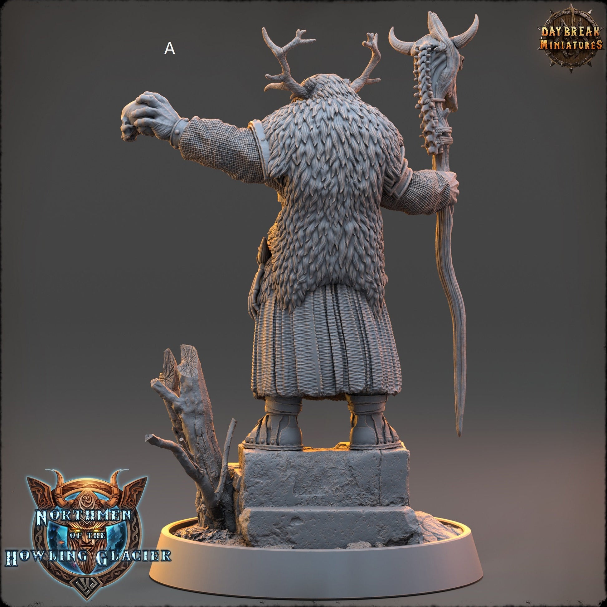 Northern Warriors Miniatures | DayBreak Miniatures | Shaman/Bard/Blacksmith | Compatible with D&D/AOS | Fantasy