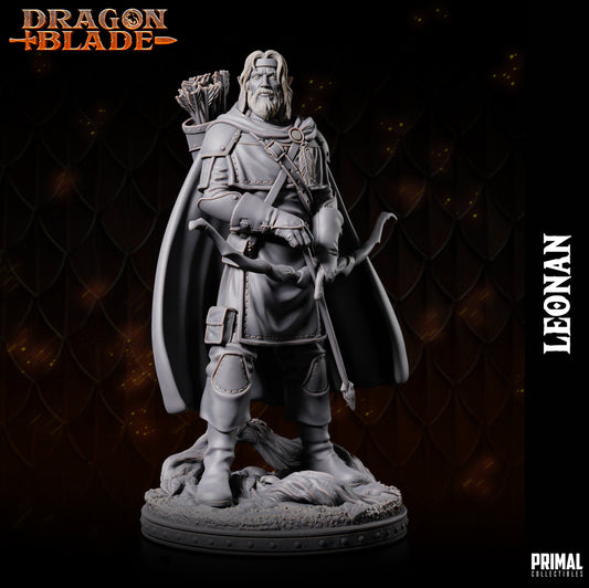 Half Elf Ranger Leonan | Primal Collectibles | Compatible with D&D/AoS | Fantasy