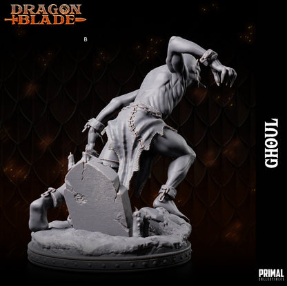 Ghoul Miniature | Primal Collectibles | Compatible with D&D/AoS | Fantasy