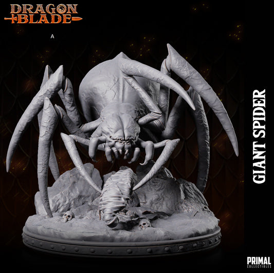 Giant Spider Miniature | Primal Collectibles | Compatible with D&D/AoS | Fantasy