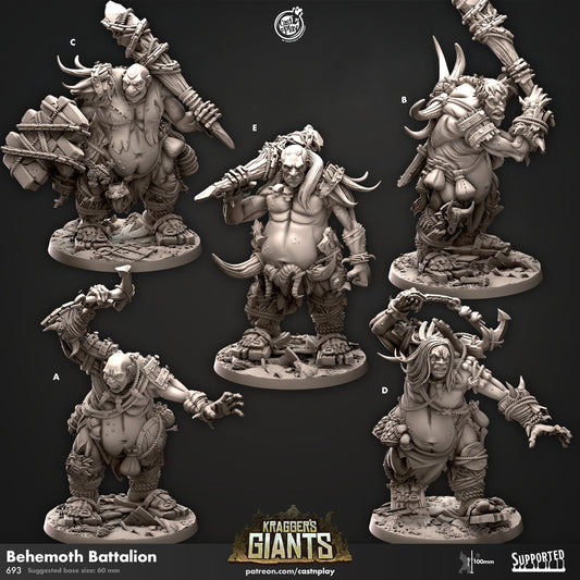 Behemoth Battalion Giant | CastnPlay | Compatible with D&D/AoS | Fantasy