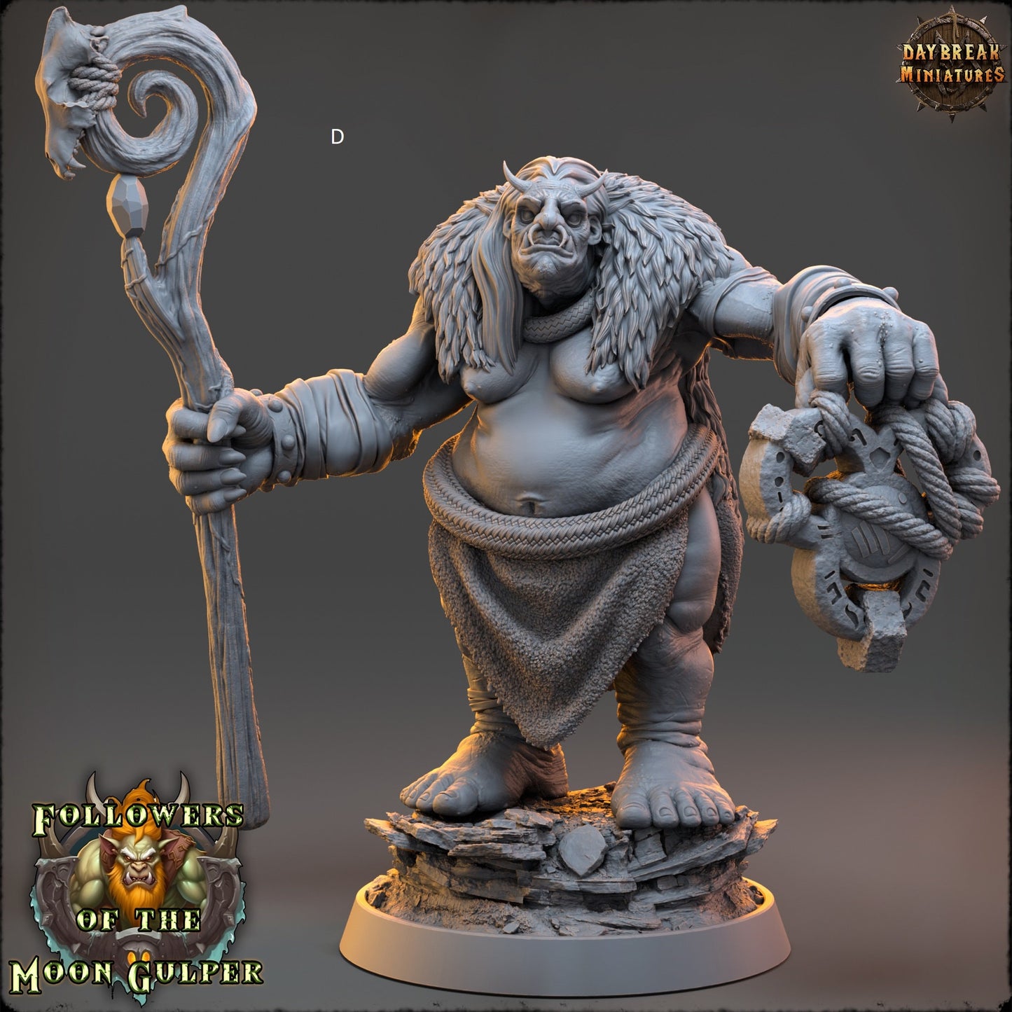 Troll King/Brute/Shaman/Warrior | DayBreak Miniatures | Compatible with D&D/AOS | Fantasy | Tabletop