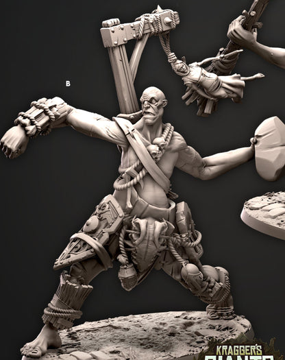 Boulder Launcher Giant | CastnPlay | Compatible with D&D/AoS | Fantasy