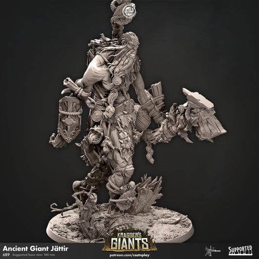 Ancient Giant Jattir | CastnPlay | Compatible with D&D/AoS | Fantasy