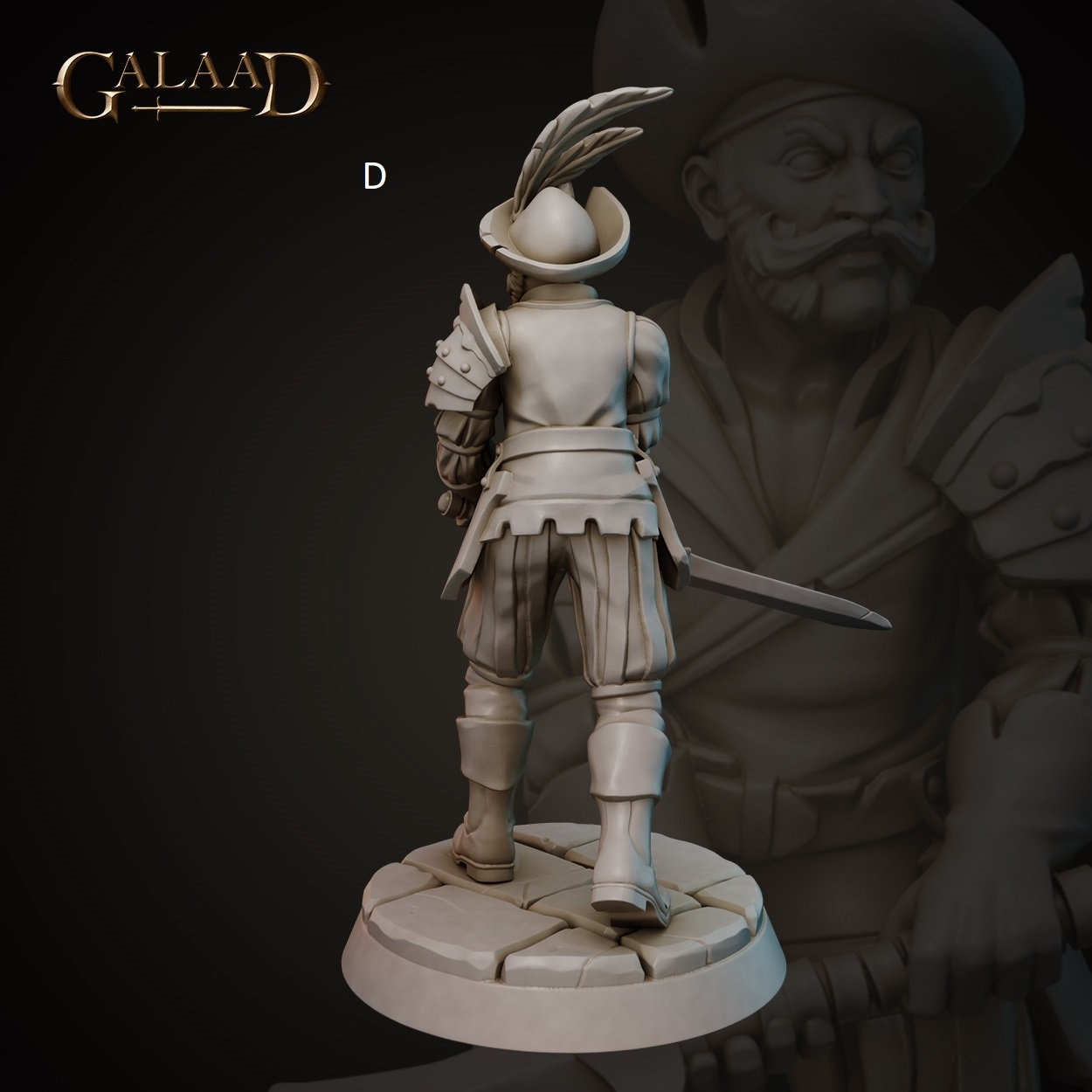 Conquistador Soldiers | Galaad Miniatures | Compatible with D&D/AoS | Fantasy | Tabletop RPG
