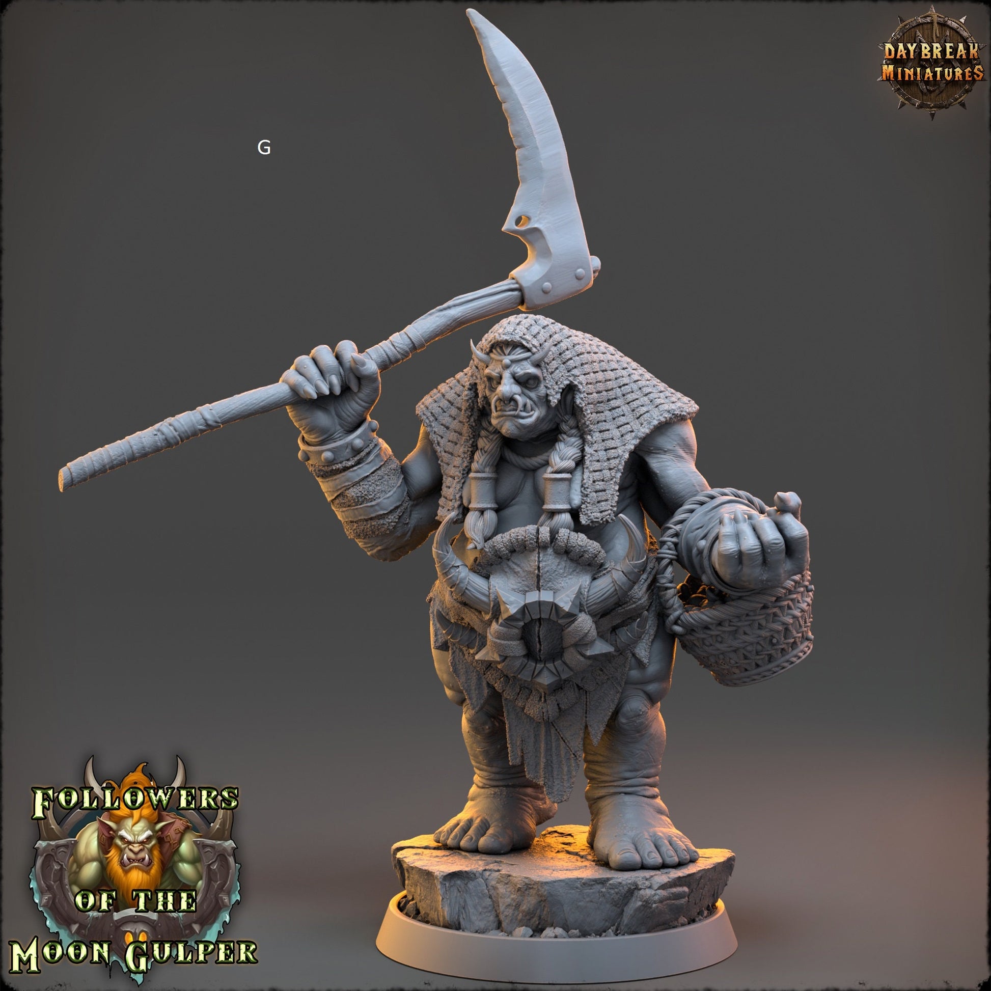 Troll King/Brute/Shaman/Warrior | DayBreak Miniatures | Compatible with D&D/AOS | Fantasy | Tabletop