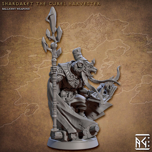 Shardaket Ratkin Mage | Artisan Guild Miniatures | Compatible with D&D/AoS | Fantasy | Tabletop RPG