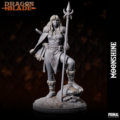 Female Cleric Moonshine | Primal Collectibles | Compatible with D&D/AoS | Fantasy