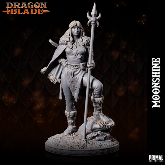 Female Cleric Moonshine | Primal Collectibles | Compatible with D&D/AoS | Fantasy