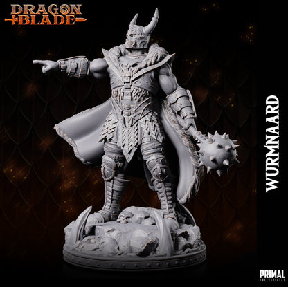 Chaos Lord Wurmnaard | Primal Collectibles | Compatible with D&D/AoS | Fantasy
