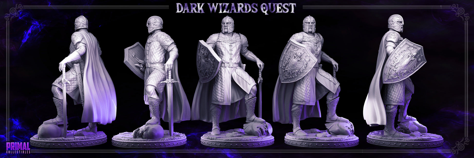 Grand Knight Demetrius | Primal Collectibles | Compatible with D&D/AoS | Fantasy