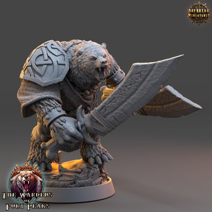 Rana RipClaw Ursine | DayBreak Miniatures | Compatible with D&D/AOS | Fantasy | Tabletop