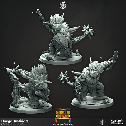 Unega Justiciars | CastnPlay | Compatible with D&D/AoS | Fantasy