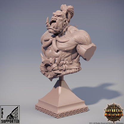 Hector Stumpfkant Bust | DayBreak Miniatures | Compatible with D&D/AOS | Fantasy | Tabletop