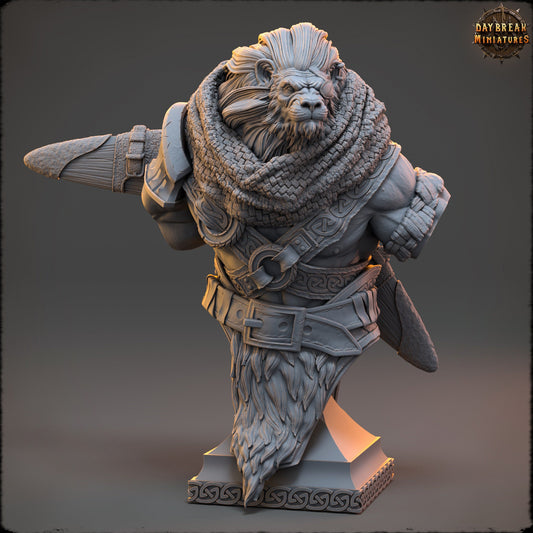 King Ghostfang Bust | DayBreak Miniatures | Compatible with D&D/AOS | Fantasy | Tabletop