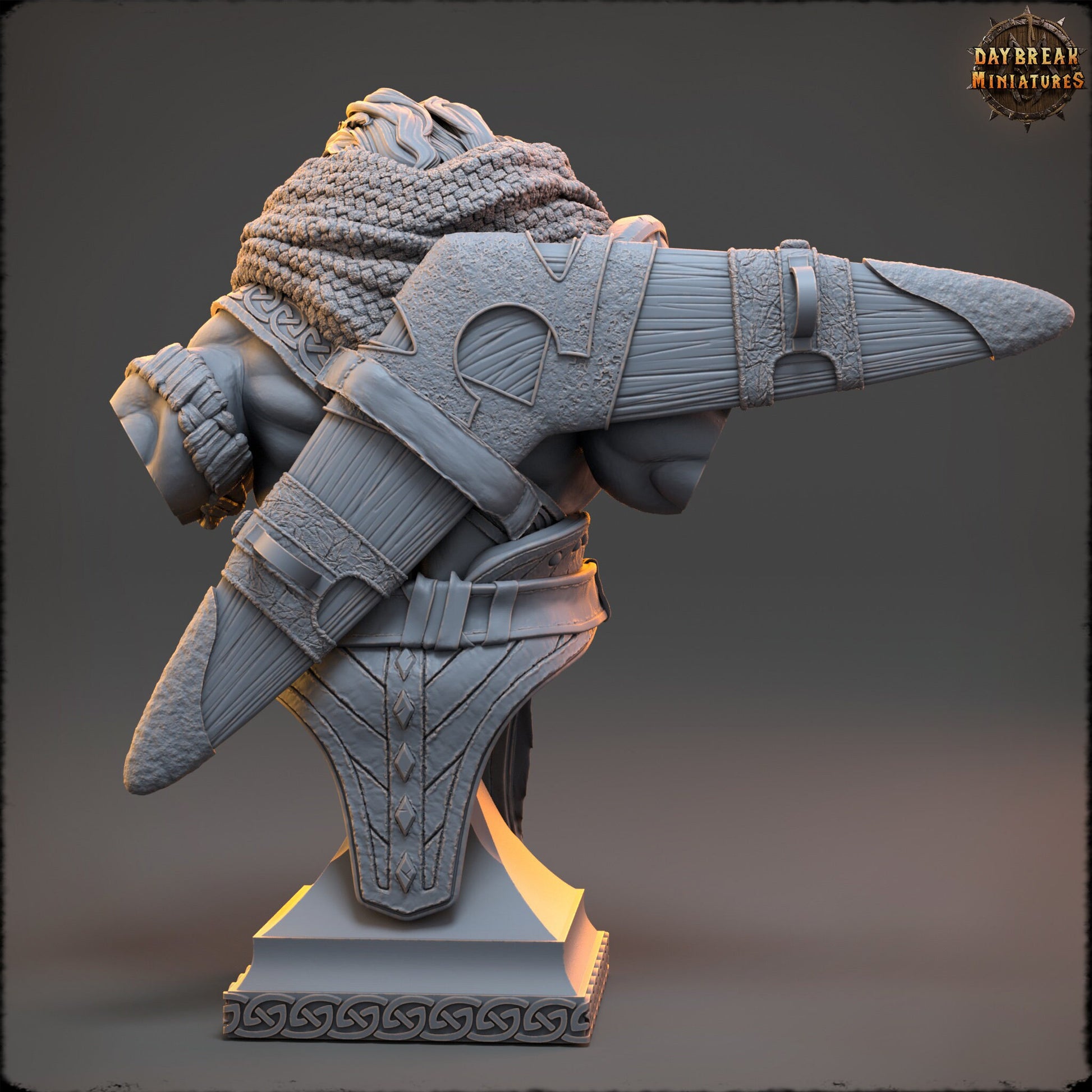 King Ghostfang Bust | DayBreak Miniatures | Compatible with D&D/AOS | Fantasy | Tabletop