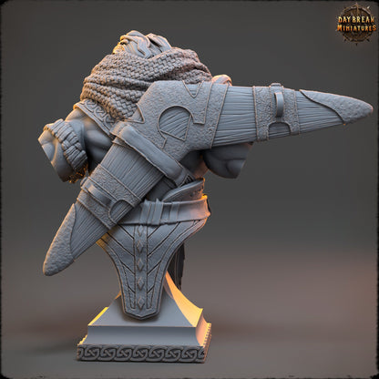 King Ghostfang Bust | DayBreak Miniatures | Compatible with D&D/AOS | Fantasy | Tabletop
