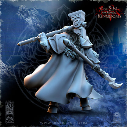 Female StormWolves Eternal Captain | The Beholder Miniatures | Compatible with D&D/AoS | Fantasy | Tabletop RPG