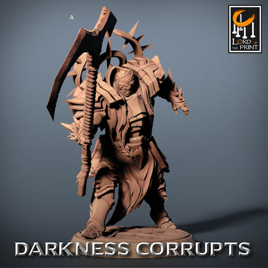 Dark Knight with Scythe | Rescale Miniatures | Compatible with D&D/AoS | Fantasy | Tabletop RPG