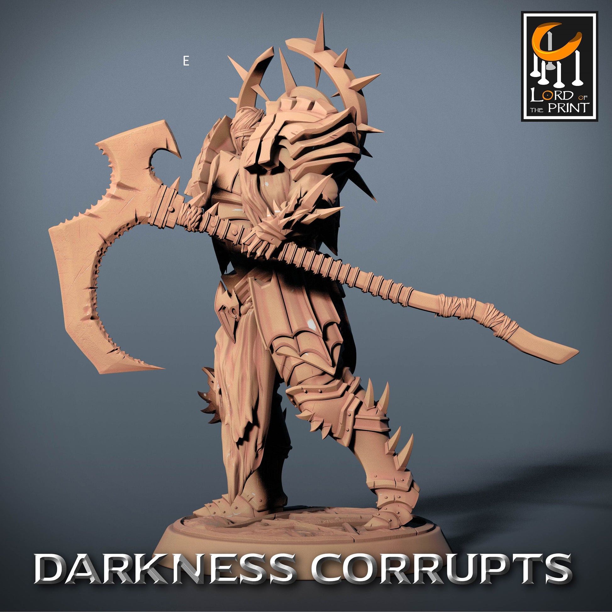 Dark Knight with Scythe | Rescale Miniatures | Compatible with D&D/AoS | Fantasy | Tabletop RPG