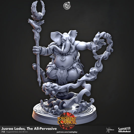Jusraa Loxodon Mage | CastnPlay | Compatible with D&D/AoS | Fantasy