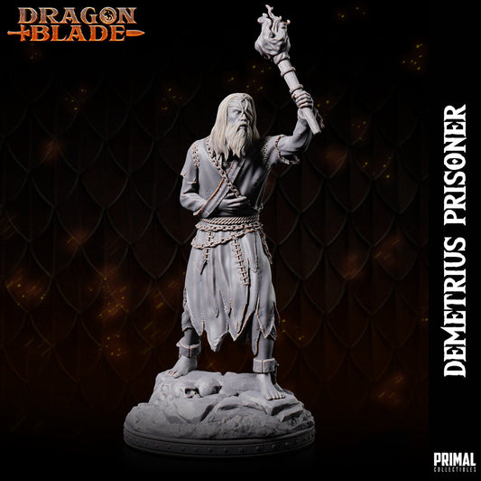 Prisoner Sir Demetrius | Primal Collectibles | Compatible with D&D/AoS | Fantasy