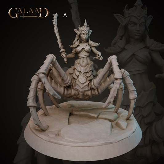 Drider Female | Galaad Miniatures | Compatible with D&D/AoS | Fantasy | Tabletop RPG