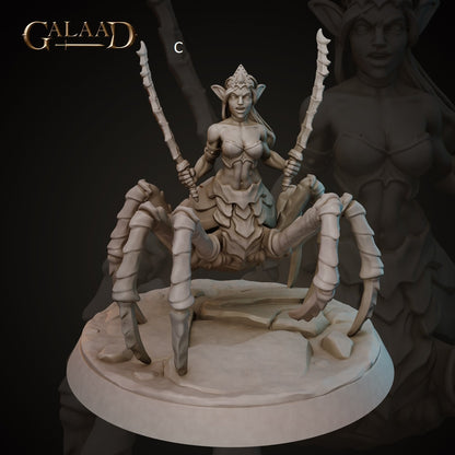 Drider Female | Galaad Miniatures | Compatible with D&D/AoS | Fantasy | Tabletop RPG