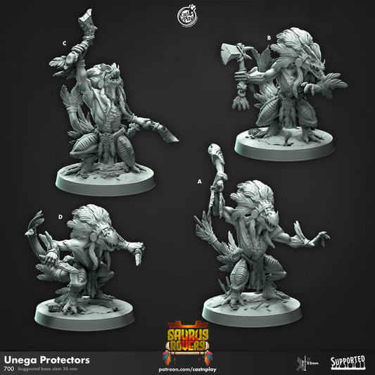 Unega Protectors | CastnPlay | Compatible with D&D/AoS | Fantasy