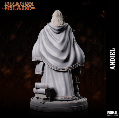 Dark Elf Wizard | Primal Collectibles | Compatible with D&D/AoS | Fantasy