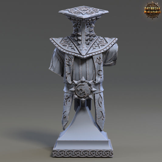 Arch Mage Coronus Bust | DayBreak Miniatures | Compatible with D&D/AOS | Fantasy | Tabletop
