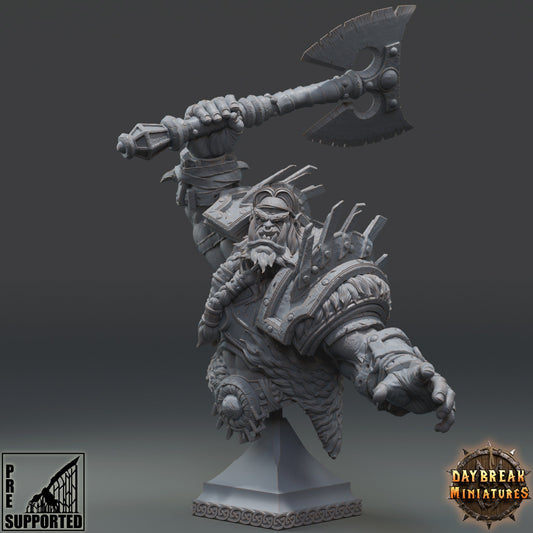 Cutter Cadenza Bust | DayBreak Miniatures | Compatible with D&D/AOS | Fantasy | Tabletop