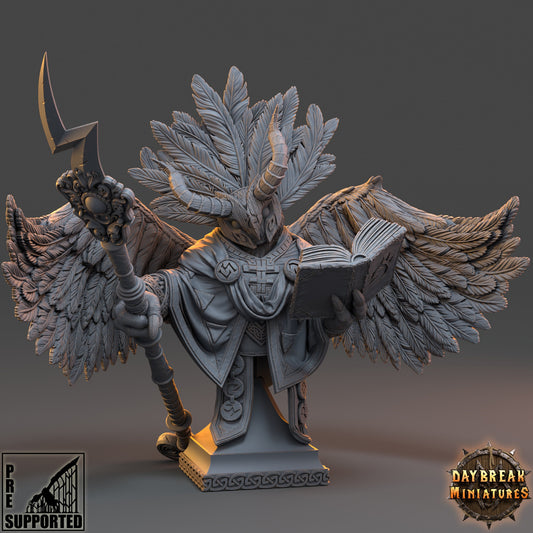 Dermont of the Blackclouds Bust | DayBreak Miniatures | Compatible with D&D/AOS | Fantasy | Tabletop