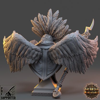 Dermont of the Blackclouds Bust | DayBreak Miniatures | Compatible with D&D/AOS | Fantasy | Tabletop