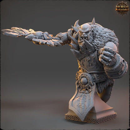 Ghoulang Bust | DayBreak Miniatures | Compatible with D&D/AOS | Fantasy | Tabletop