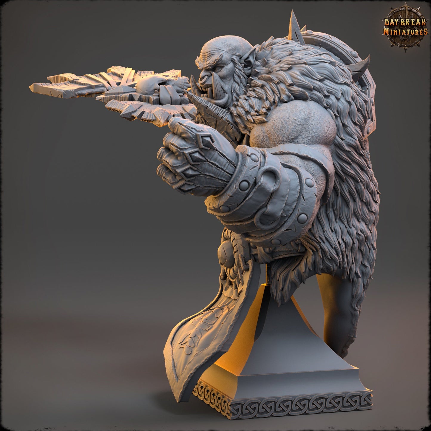 Ghoulang Bust | DayBreak Miniatures | Compatible with D&D/AOS | Fantasy | Tabletop
