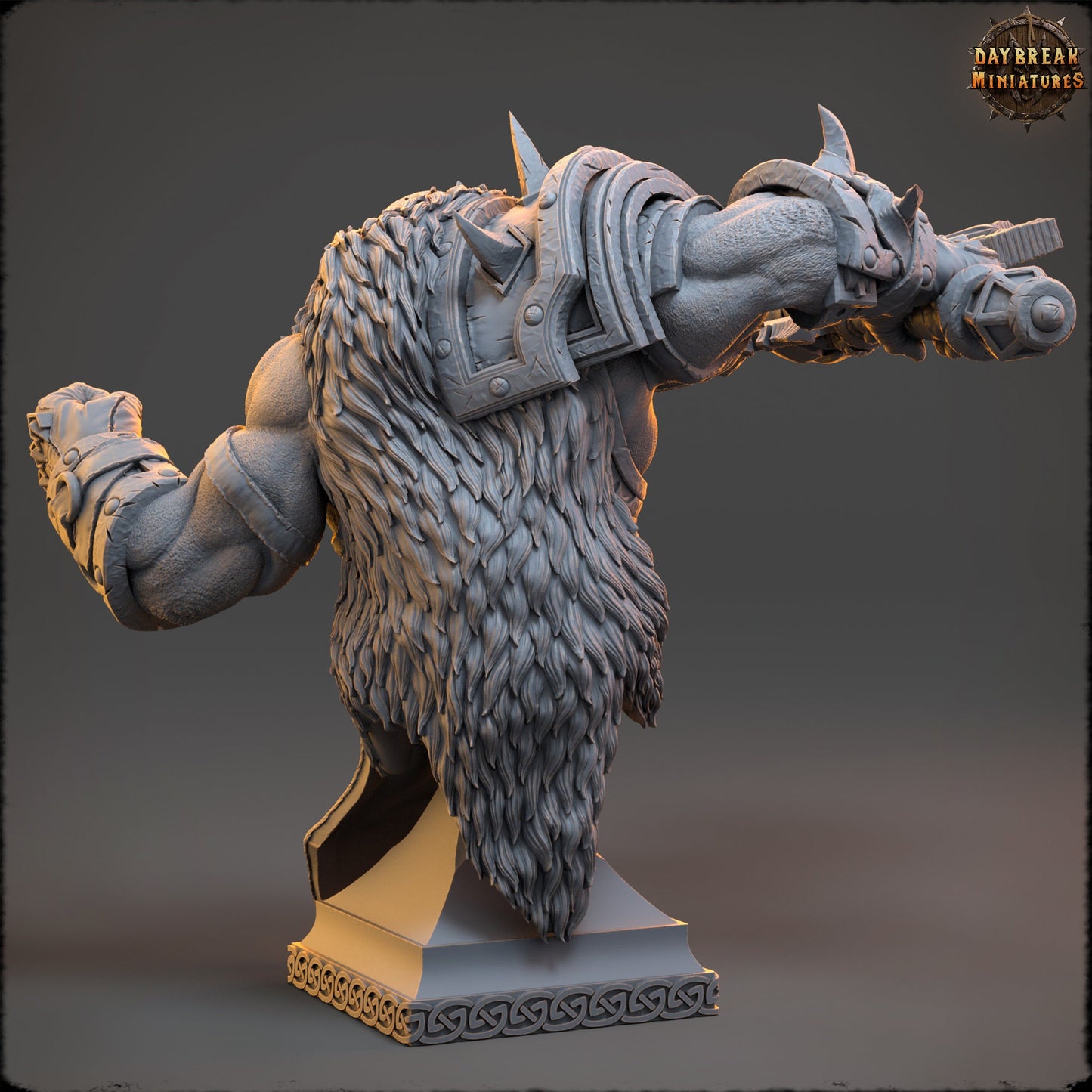 Ghoulang Bust | DayBreak Miniatures | Compatible with D&D/AOS | Fantasy | Tabletop