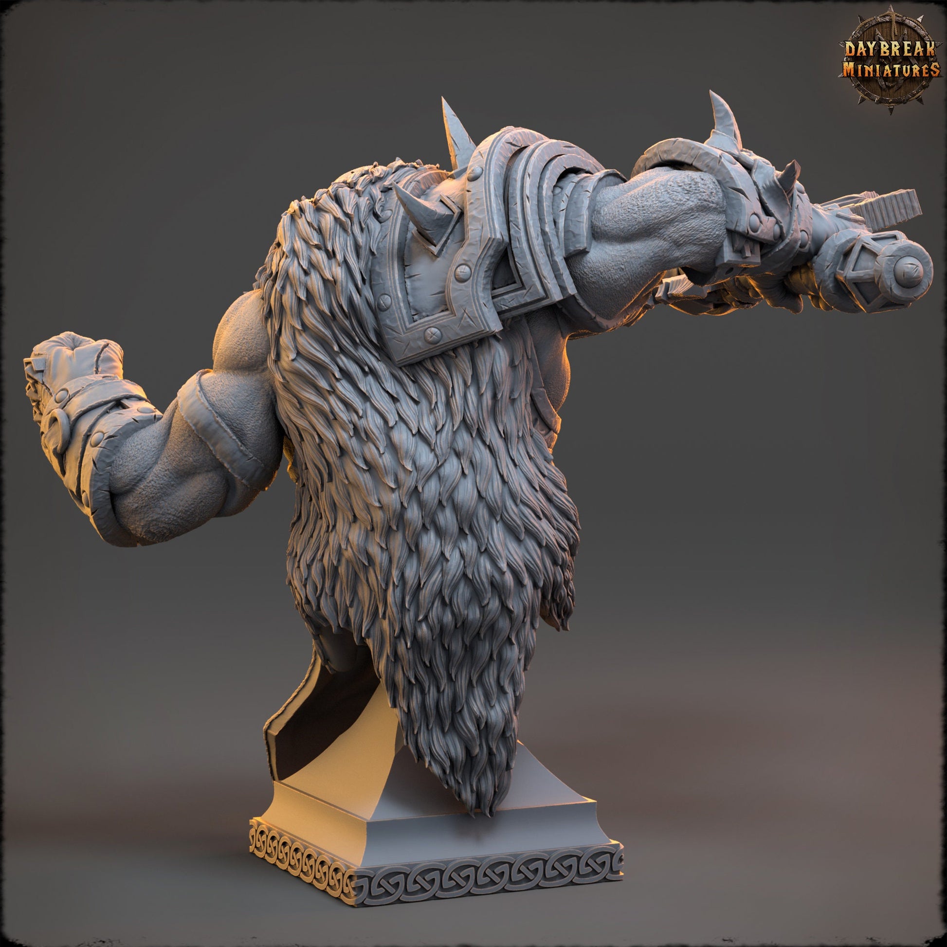 Ghoulang Bust | DayBreak Miniatures | Compatible with D&D/AOS | Fantasy | Tabletop