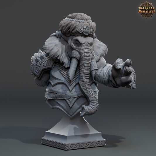 Madhu Nomoretusk Bust | DayBreak Miniatures | Compatible with D&D/AOS | Fantasy | Tabletop
