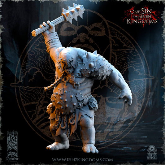 Troll Chief | The Beholder Miniatures | Compatible with D&D/AoS | Fantasy | Tabletop RPG