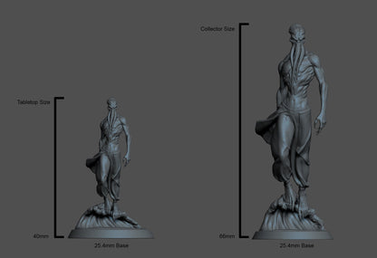 Mind Flayer miniature | Rescale Miniatures | Compatible with D&D/AoS | Fantasy | Tabletop RPG
