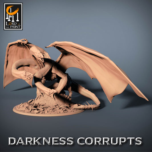Hydra Three headed Dragon | Rescale Miniatures | Compatible with D&D/AoS | Fantasy | Tabletop RPG