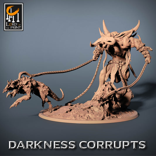 Demon Champion | Rescale Miniatures | Compatible with DnD/AoS | Fantasy | Tabletop RPG