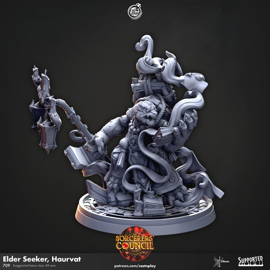 Huarvat Tortle Mage | CastnPlay | Compatible with D&D/AoS | Fantasy